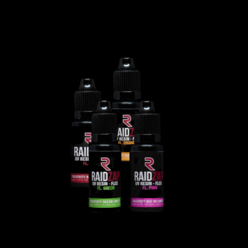 Raidzap Flex Color UV Resin|Fl Red|Fl Green|Fl Pink|Fl Orange