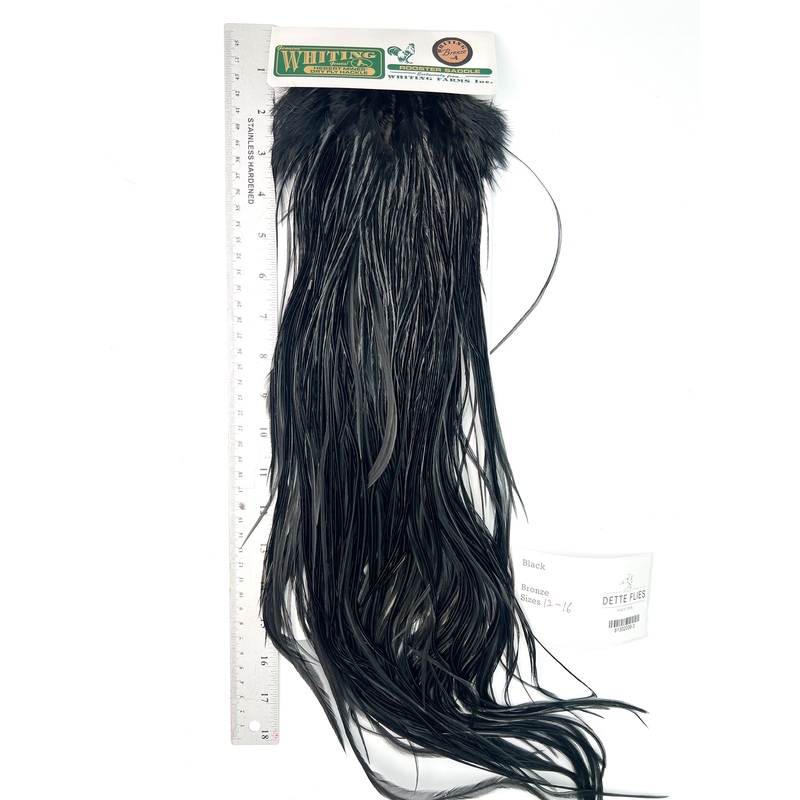 Black – Whiting Hebert Rooster Saddle | Bronze Grade (#3)