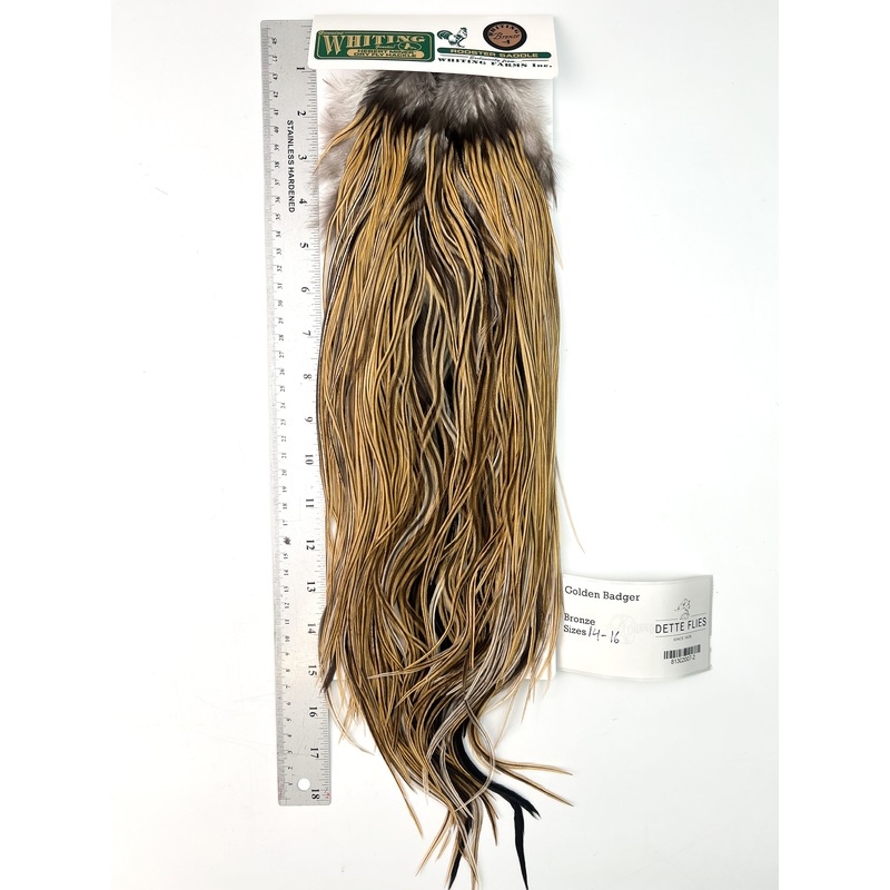 Golden Badger – Whiting Hebert Rooster Saddle | Bronze Grade (#2)