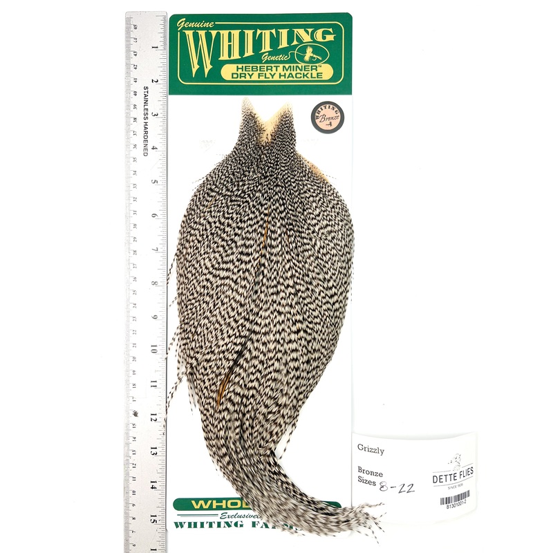 Grizzly – Whiting Hebert Rooster Cape | Bronze Grade (#2)