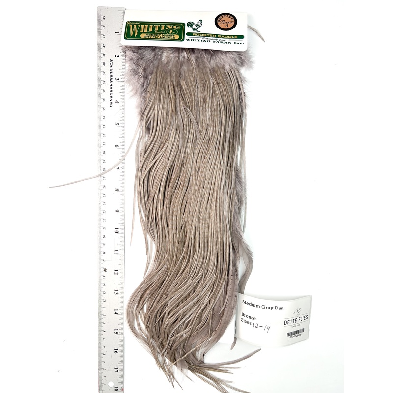 Medium Gray Dun – Whiting Hebert Rooster Saddle | Bronze Grade (#6)