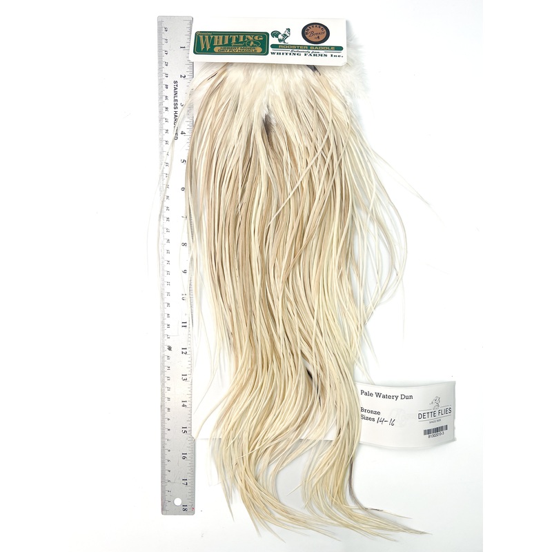 Pale Watery Dun – Whiting Hebert Rooster Saddle | Bronze Grade (#3)
