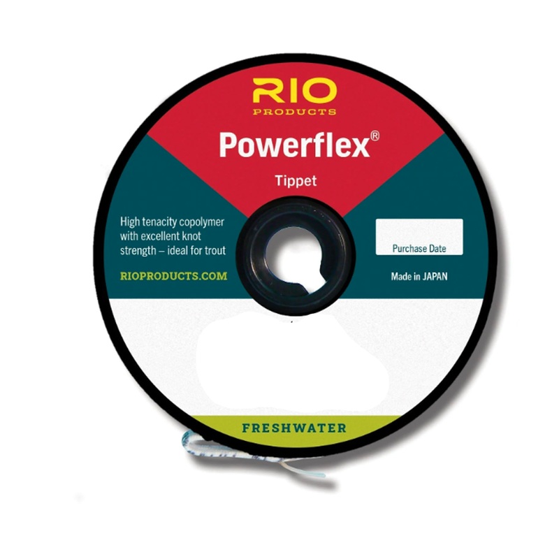 Rio Powerflex Tippet|8X (1.5lb)|7X (2.4lb)|6X (3.4lb)|5X (5lb)|4X (6.4lb)|3X (8.2lb)|2X (10lb)|1X (13lb)|0X (15lb)|20lb|25lb|30lb|35lb|40lb|50lb