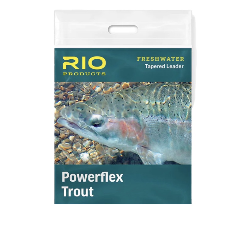 Rio Powerflex Trout Leader|7.5ft|9ft|12ft|7x|6x|5x|4x|3x|2x|1x|0x