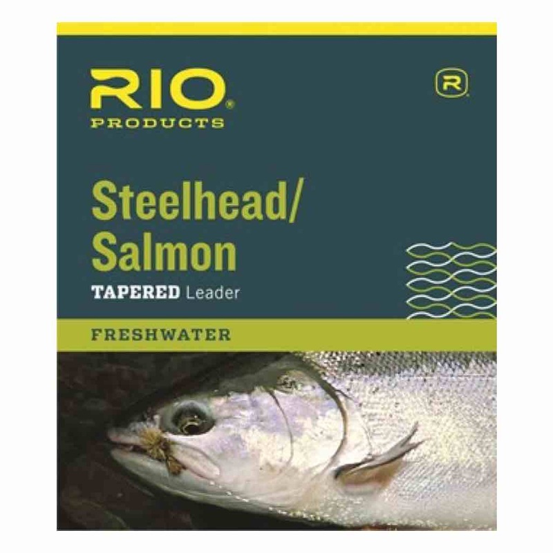 Rio Steelhead/Salmon Leader|9ft|12ft|8lb|10lb|12lb|16lb|20lb|Glacial Green