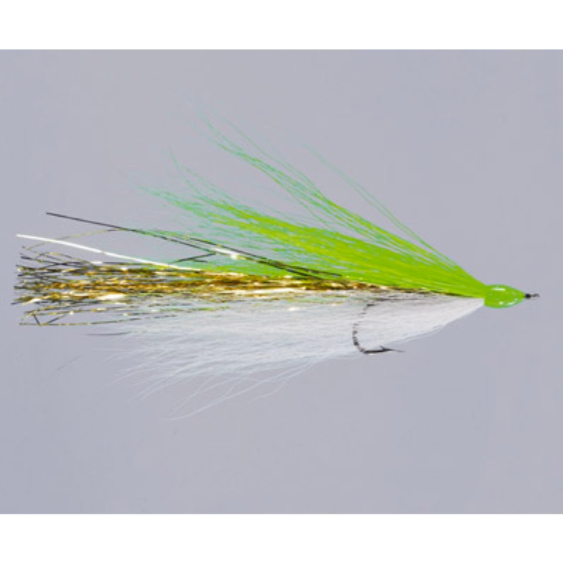 Lefty’s Cuda Fly||3/0|Chartreuse/White