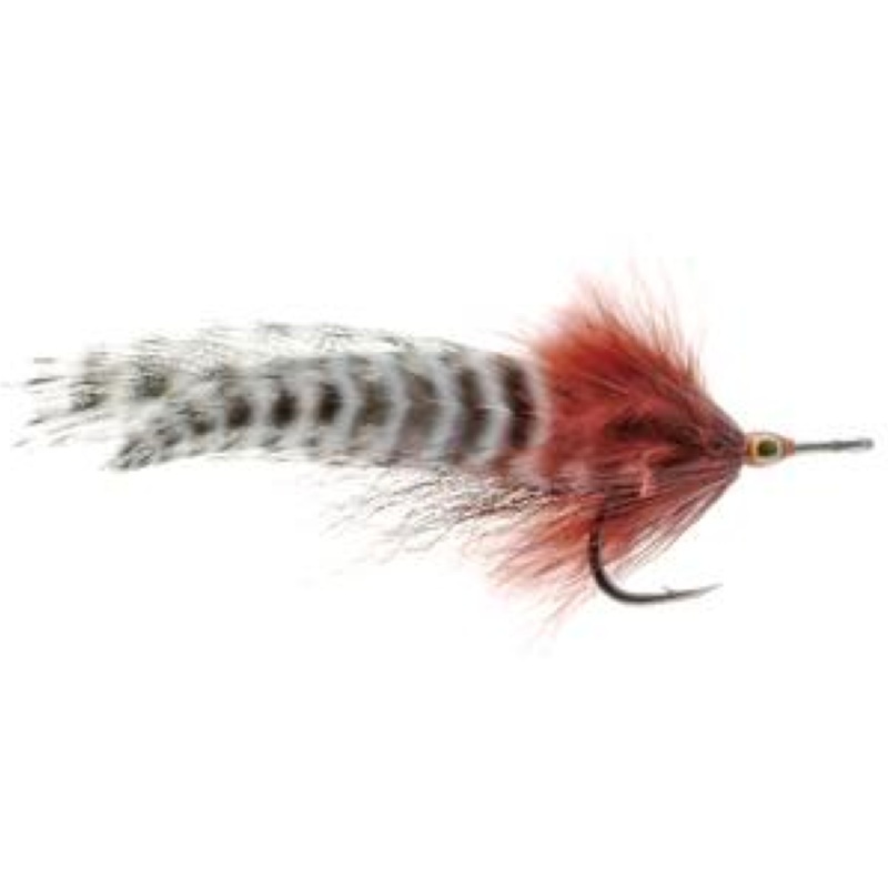 Umpqua Bigeye Tarpon Fly|Sand Devil|Orange/Grizzly|Brown|Yellow|Small