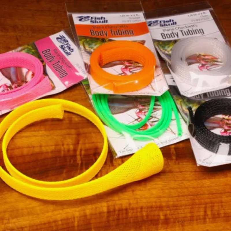Fish Skull Body Tubing|1/2″ – Chartreuse (50BT 54)|1/2″ – Clear (50BT 65)|1/2″ – Orange|1/2″ – Pink|1/2″ – Purple|1/2″ – Red|1/2″ – Black (50BT 11)|1/4″ – Black (25BT 11)|1/4″ – Chartreuse (25BT 54)|1/4″ – Clear (25BT 65)|1/4″ – Pink|1/4″ – Purple|1/4″ –