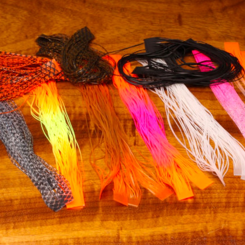 Micro Silicone Legs|Barred Pumpkin (MSL 10)|Clear with Fl. Orange Tips (MSL 137)|Fl. Hot Pink with Fl. Orange Tips (MSL 188)|Root Beer with Orange Tips (MSL 320)|Salmon Pink with Fl. Hot Pink Tips (MSL 329)|Sand (MSL 331)|Tan (MSL 369)|Barred Clear (MSL 7)
