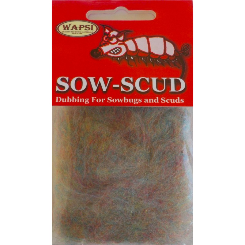 Sow Scud Dubbing|Amber (SCD120)|Bighorn Orange (SCD284)|Bighorn Pink (SCD282)|Dark Sow Bug (SCD261)|Dead Orange (SCD285)|Light Gray (SCD031)|Light Olive (SCD060)|Light Tan (SCD040)|Olive (SCD089)|Rainbow (SCD334)|Shrimp Pink (SCD178)|Smokey Olive (SCD289)