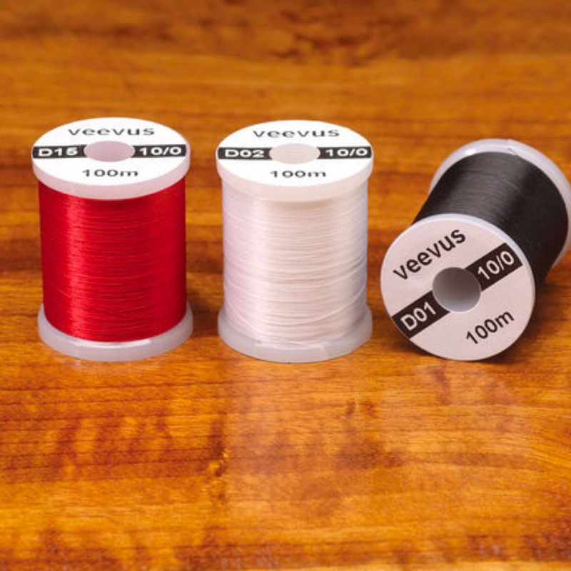 Veevus 10/0 Thread|Black (10V 11)|Fl. Orange (10V 137)|Fl. Yellow Chartreuse (10V 143)|Hot Orange (10V 187)|Lt Cahill (10V 206)|Olive (10V 263)|Pink (10V 289)|Rusty Brown (10V 323)|White (10V 377)|Brown (10V 40)|Red (10V 310)|Fl. Green (10V 132)|Orange (1