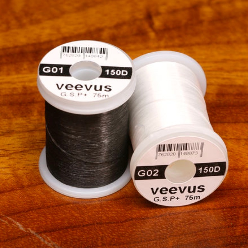 Veevus 50 Denier GSP Thread|Black (50G 11)|White (50G 377)