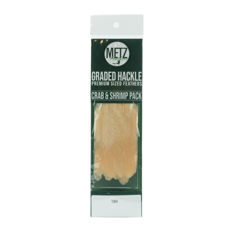 Metz Hackle Crab/Shrimp Pack|Tan