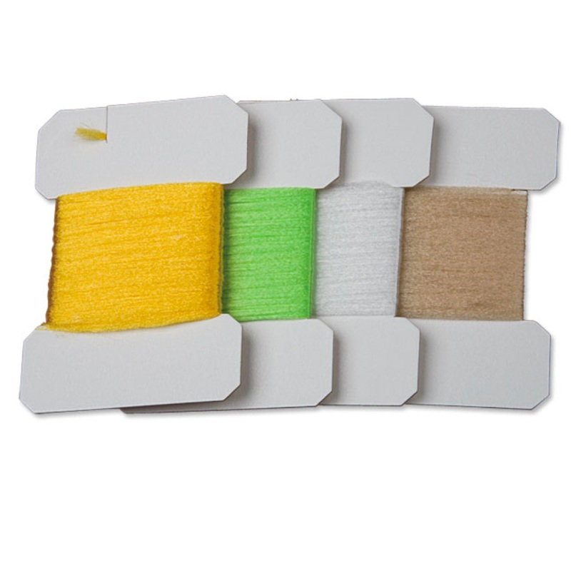 Wapsi Antron Yarn|Grey Dun (AY238)|P.M.D. Shuck Olive (AY136)|Caddis Green (AY063)|White (AY001)|Cream (AY002)|Light  Gray (AY031)|Copper  Brown (AY033)|Tan (AY041)|Steel Gray (AY124)|Medium Olive (AY161)|Olive Dun (AY162)|Wine (AY058)|Rusty Orange (AY153
