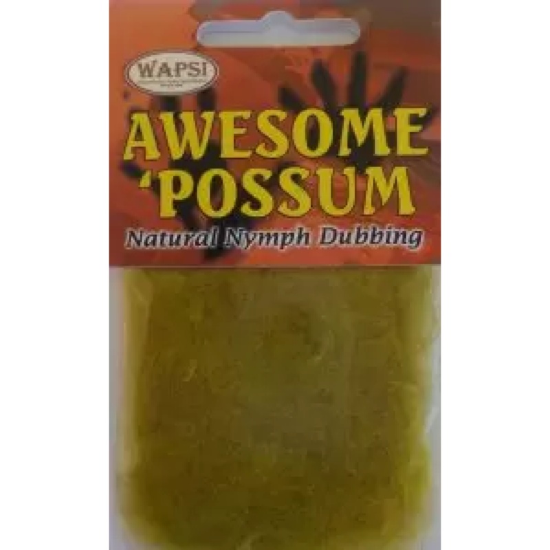Awesome Possum Dubbing|Creamy Yellow (AP005)|Orange (AP012)|Burnt Orange (AP013)|Bleached Ginger (AP027)|Dark Dun (AP029)|Gray (AP030)|Brown (AP047)|Rusty Brown (AP051)|Red (AP056)|Light Olive (AP060)|Dark Brown (AP073)|Olive (AP089)|Black (AP100)|Golden