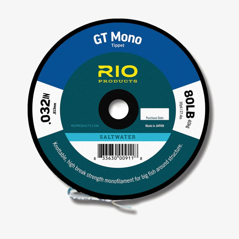 Rio GT Mono Tippet|80lb 30YD|100lb 30YD|120lb 30YD