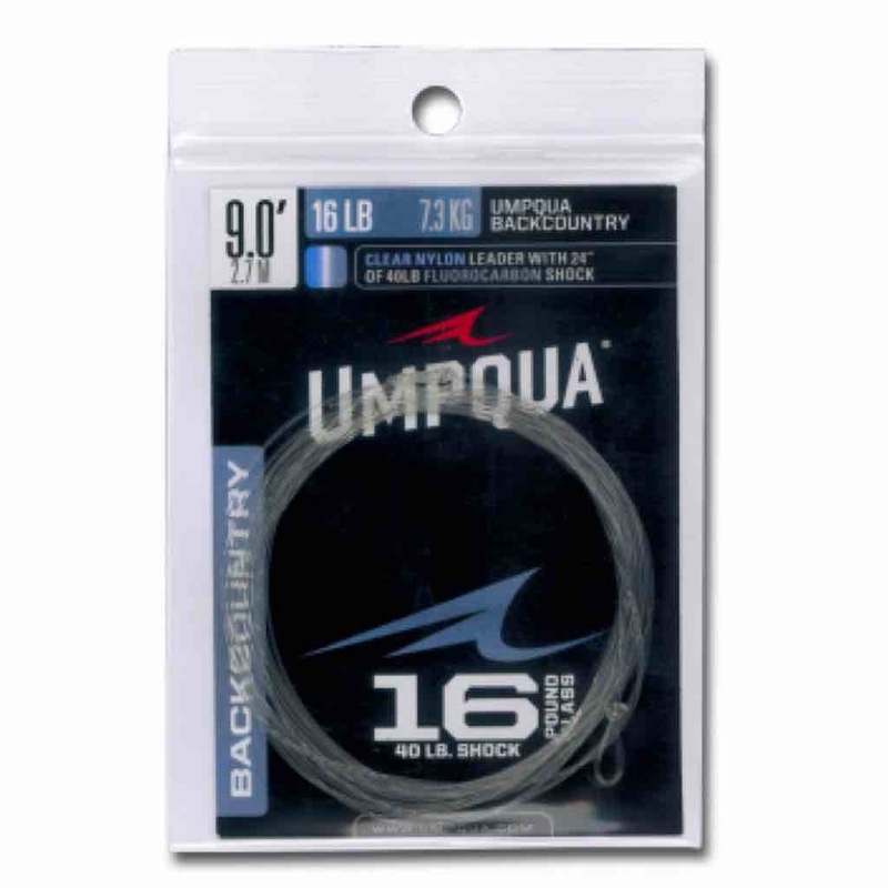 Umpqua Backcountry Leader|9ft|20lb/40lb Shock