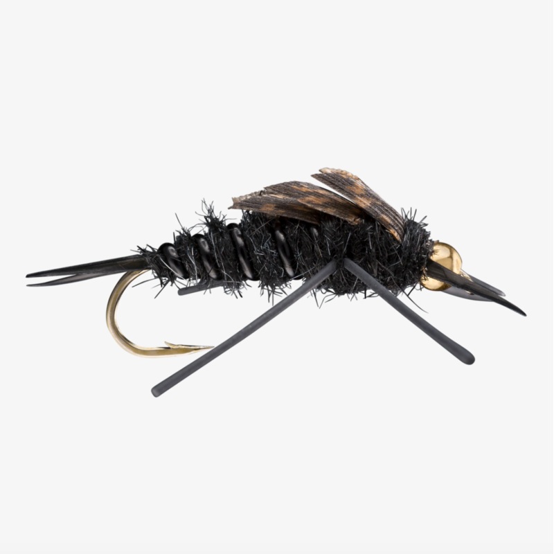 Rubber Legs Stonefly Bead|Black|Gold||4||6||8