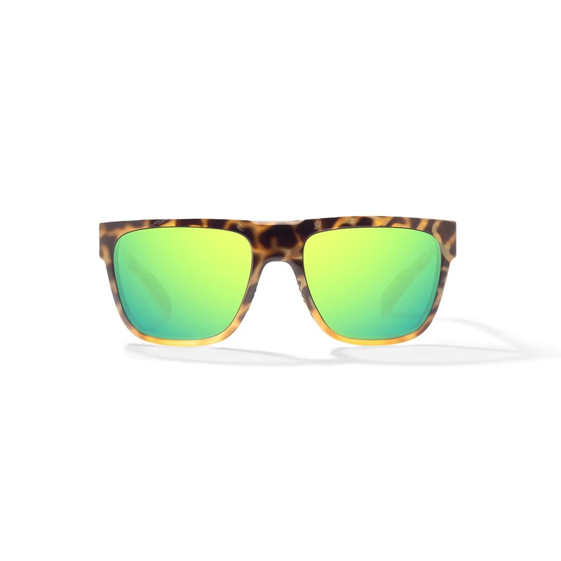 Bajio Caballo Sunglasses|Brown Tortoise Green Mirror Glass