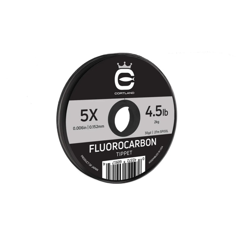 Cortland Fluorocarbon Tippet|2x 9lb – 30YD|3x 7lb -30yd|6x 3.1lb -30yd|7x 2lb -30yd