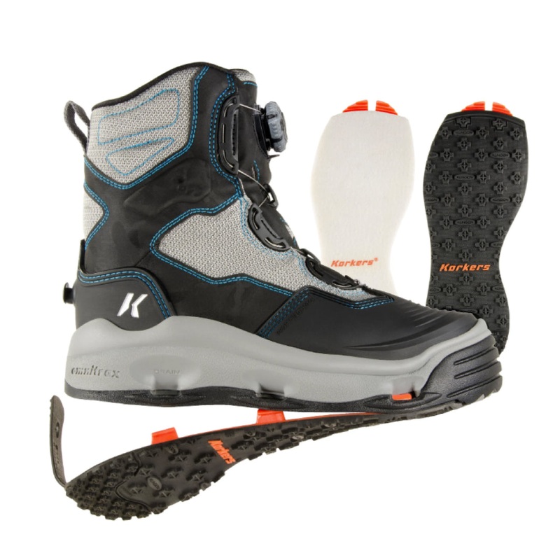 Korkers Women’s Darkhorse Wading Boot BOA Felt + Kling-on