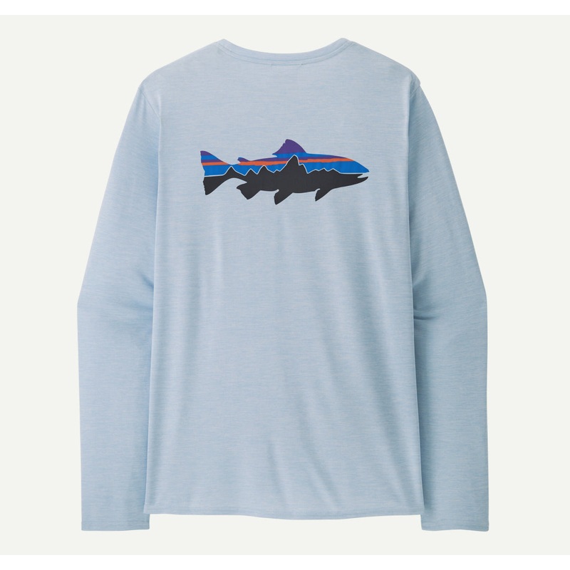 Men’s Long-Sleeved Capilene Cool Daily Graphic Shirt