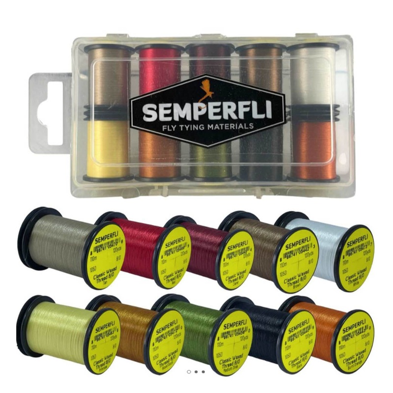 Semperfii Classic Waxed Thread 8/0 110m Naturals Collection