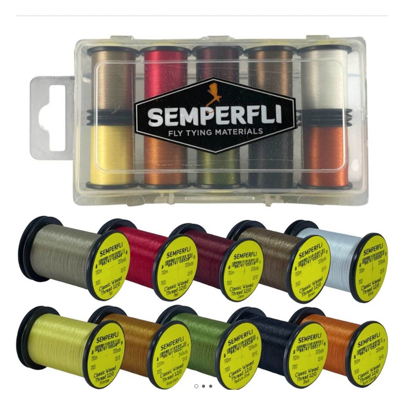 Semperfli Classic Waxed Thread 12/0 110m Naturals Collection