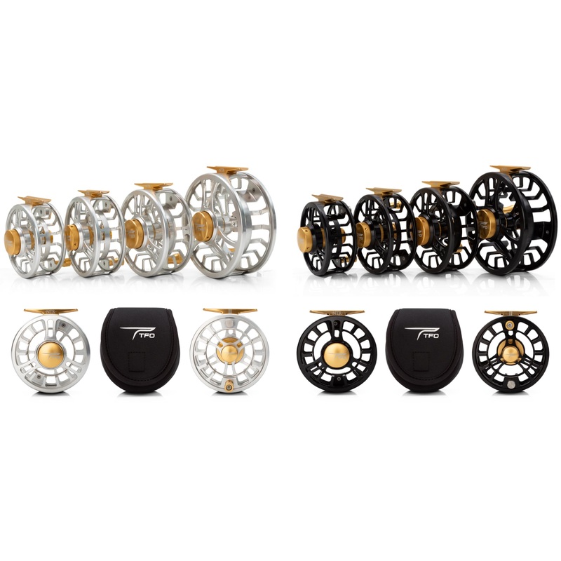 TFO NTR  Fly  Reel|I 4wt Black|II 6wt Black|III 8wt Black