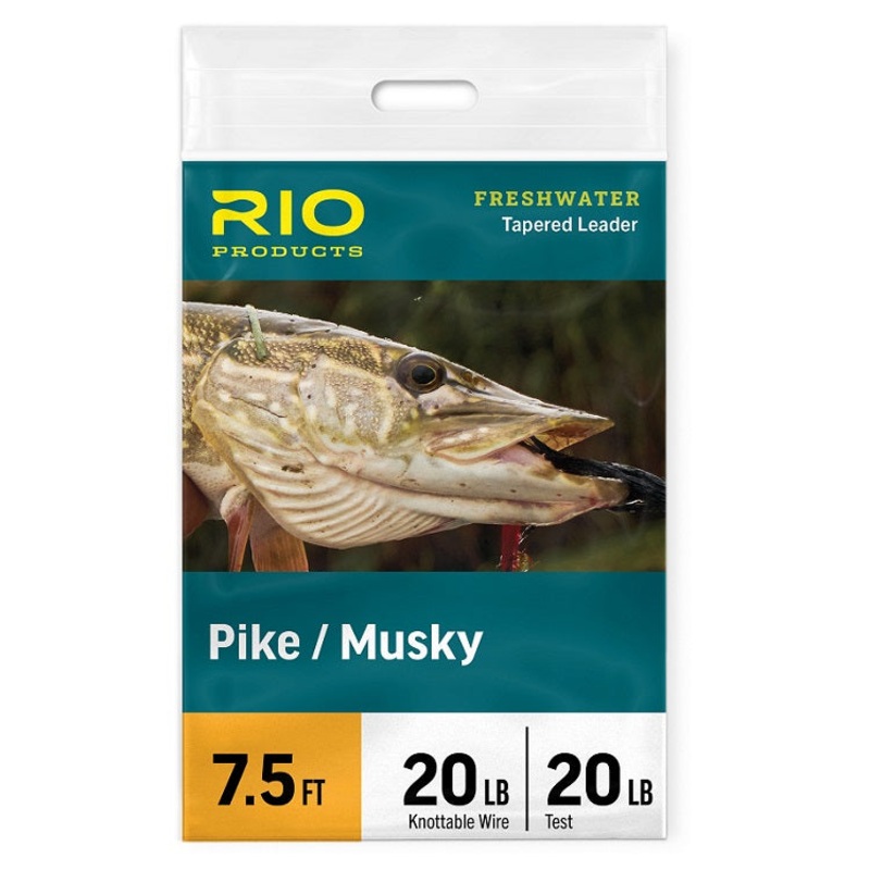 Rio Pike/Musky Leader 7.5’|20lb – Knottable Wire|30lb – Knottable Wire