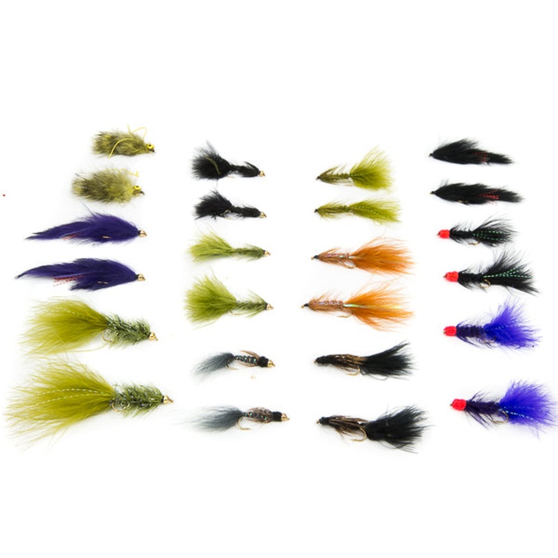 Buggers, Leeches Assortment–24 Flies #16