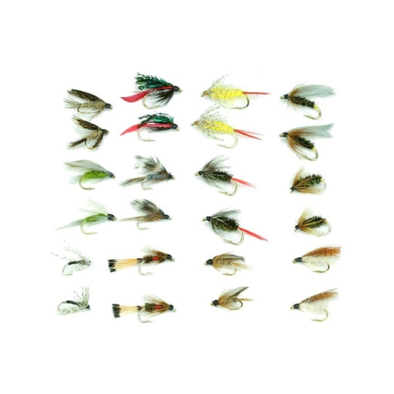Classic Wet Fly Assortment–24 Flies #18