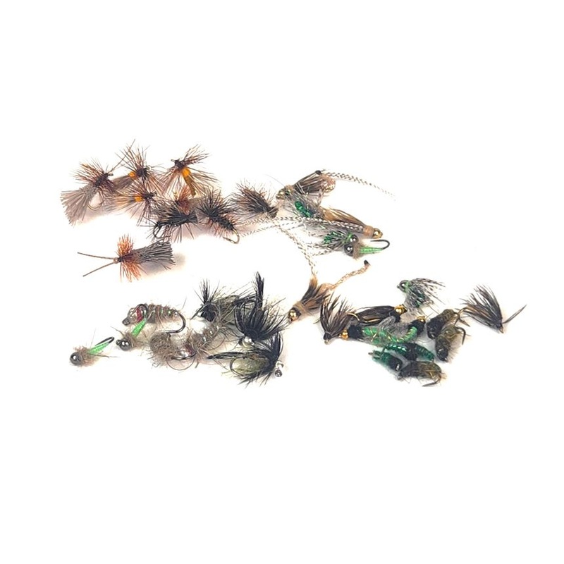 Deschutes Caddis Assortment–36 Flies #10