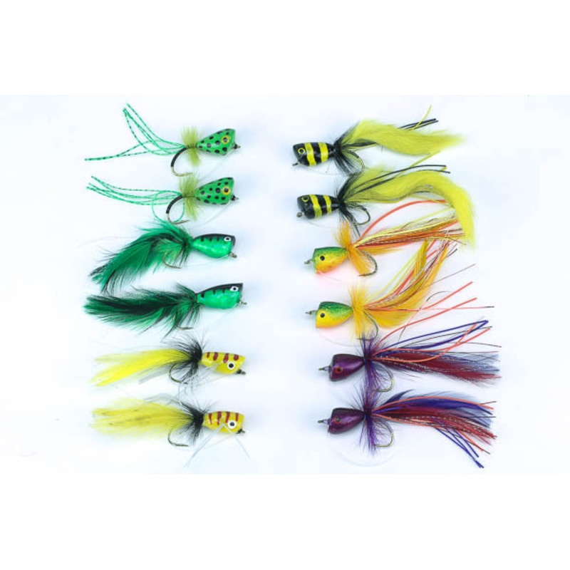 Popper Assortment–12 Flies #41