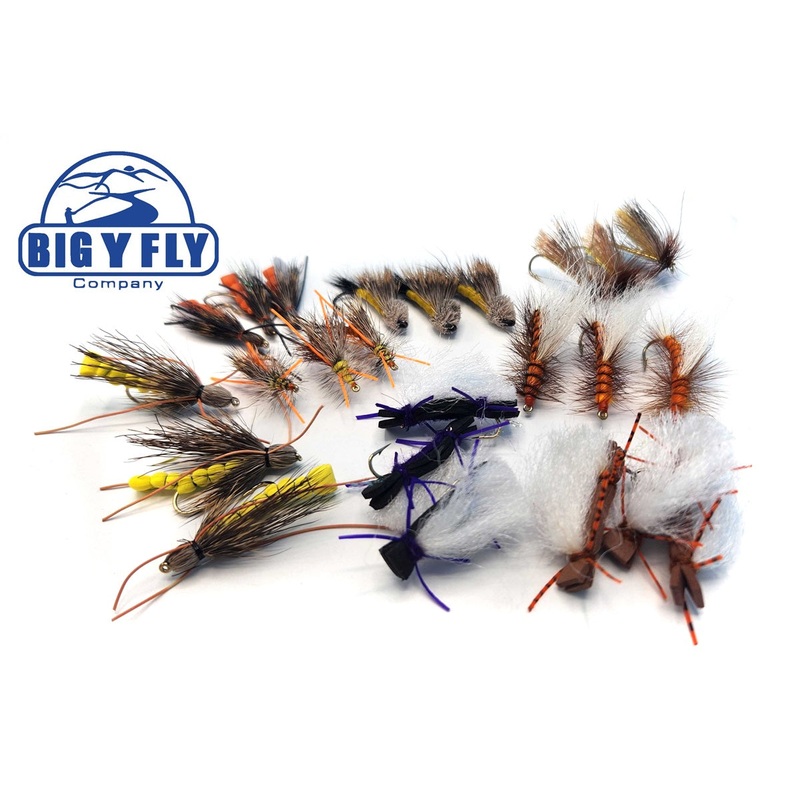 Salmonfly/Stonefly Dry Fly Assortment–24 Flies #44