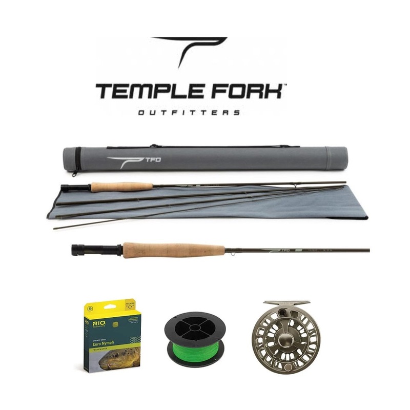 TFO Stealth Euro Nymph Outfit|2wt 10’0″ 4pc|3wt 10’6″ 4pc