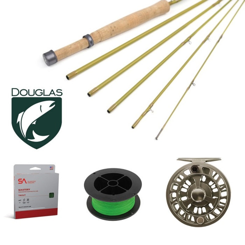 Douglas Upstream Outfit|2wt 8’0″ 4pc|3wt 6’6″ 2pc|3wt 7’0″ 6pc|3wt 7’3″ 4pc|3wt 7’6″ 6pc|3wt 8’0″” 6pc|3wt 8’3″ 4pc|4wt 8’8″ 4pc