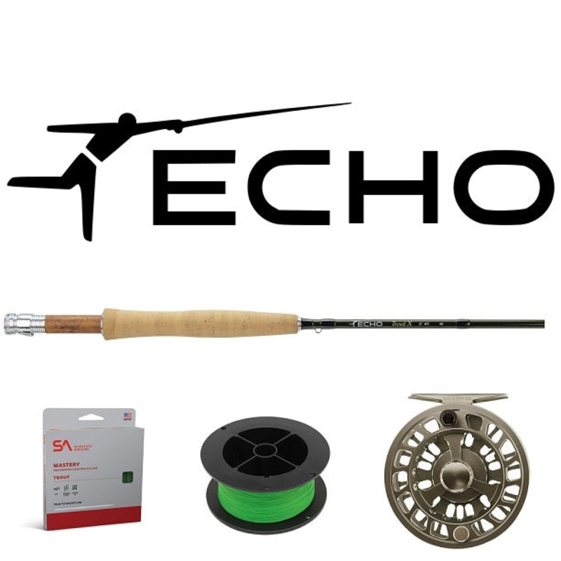 Echo Trout X Outfit|3wt 7’6″ 4pc|4wt 8’4″ 4pc|4wt 9’0″ 4pc|5wt 9’0″ 4pc|6wt 9’0″ 4pc
