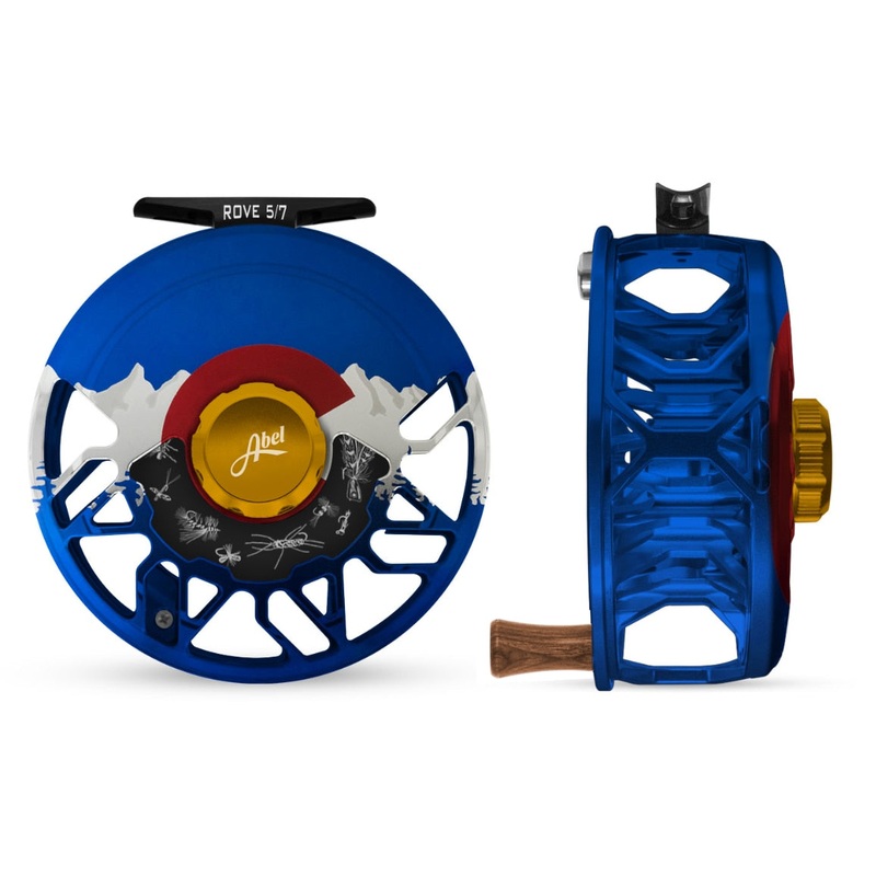 Abel ROVE 5/7 Fly Reel – Colorado Edition / Colorado Drag Knob – Freshwater Drag Plate & Walnut Handle