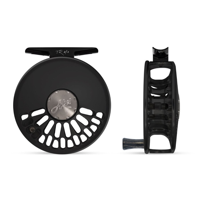 Abel TR 2/3 Fly Reel – Black with Ebony Handle