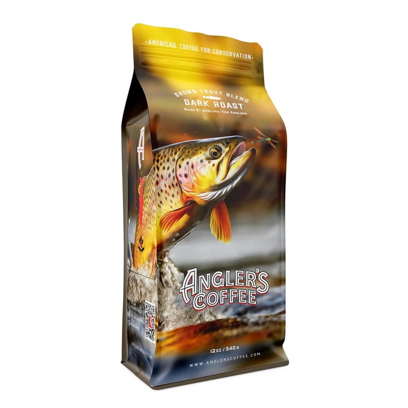 Angler’s Coffee Brown Trout Blend Dark Roast