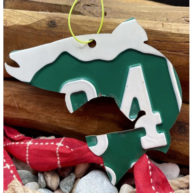 Cody’s Fish Colorado Trout License Plate Christmas Ornament