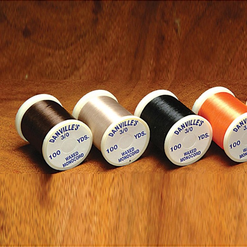 Danville’s 3/0 Waxed Monocord|Copper|Beige|Black|Burnt Orange|Cream|Dark Brown|Grey|Olive|Red|White|Yellow