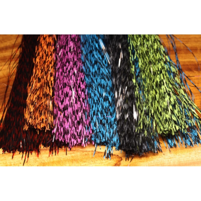 Grizzly Barred Flashabou|Fluorescent Blue