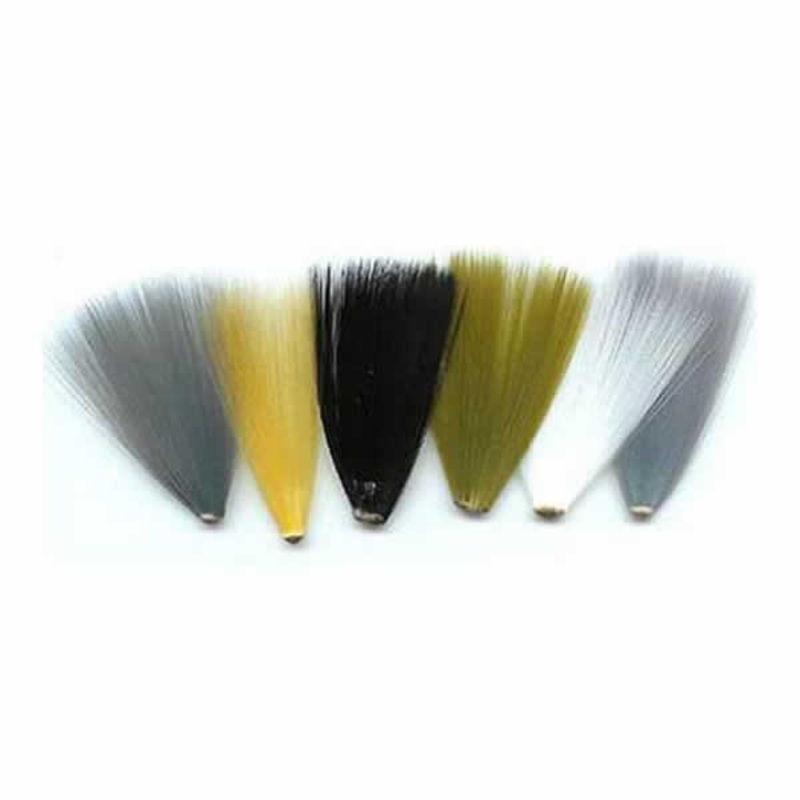 Hareline Mayfly Tails|Black|Medium Dun|White|Olive|Brown|Light Dun|Pale Yellow|Tan|Amber|Dark Dun