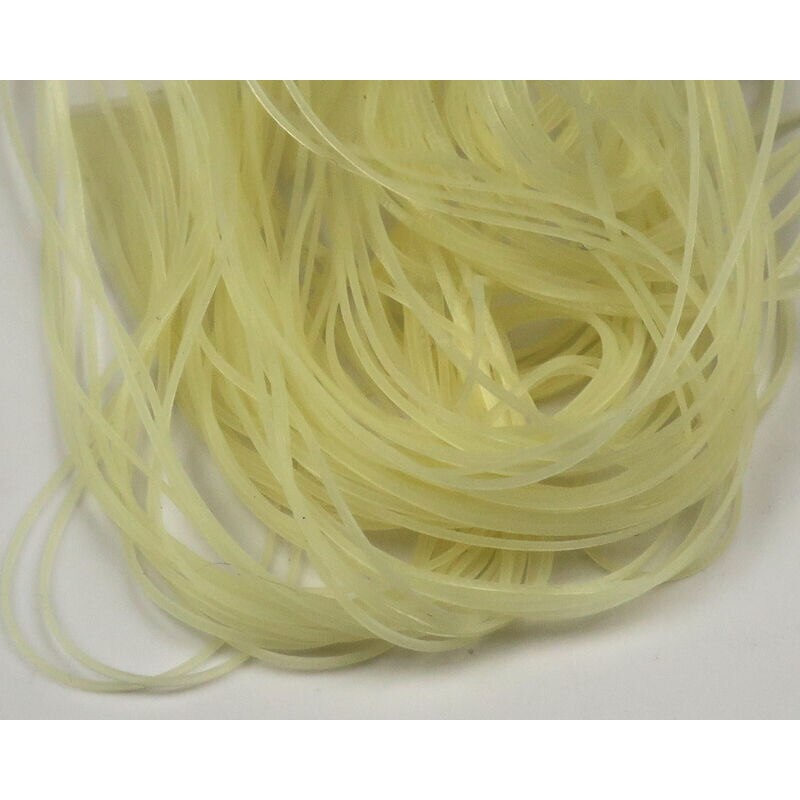 Hareline Micro Silicone Legs – Bone