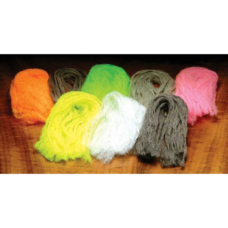 Hareline Para Post Wing|Fluorescent Fire Orange|Fluorescent Chartreuse|Fluorescent Orange|Hot Pink|Light Grey|Medium Dun|White|Dark Grey