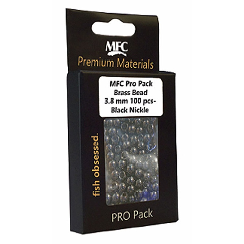 Brass Beads PRO Pack|Black Nickel|2.4mm|3.8mm
