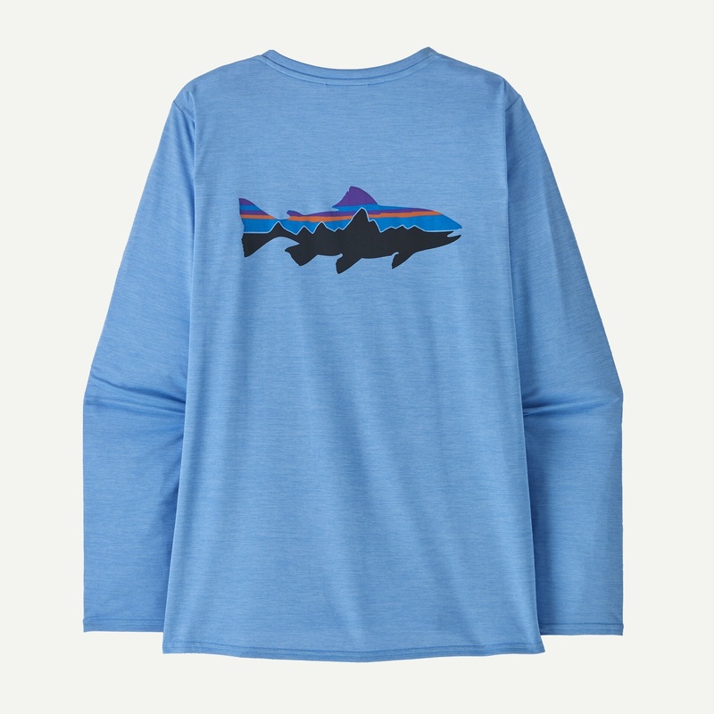 Patagonia Women’s Long-Sleeved Capilene Cool Daily Graphic Shirt – Waters