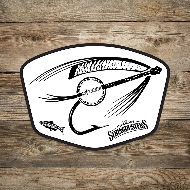 Rep Your Water Infamous Stringdusters Banjo Fly Sticker